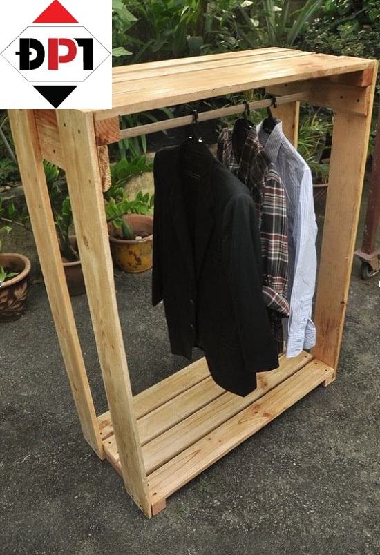 Tủ quần áo gỗ pallet - Xưởng đóng tủ gỗ đa năng tủ quần áo rẻ nhất HCM