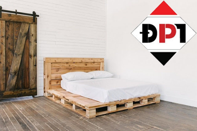 cách đóng giường bằng gỗ pallet