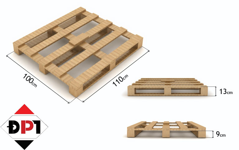 Chọn gỗ pallet đúng kích thước và tiêu chuẩn chất lượng