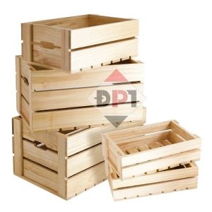 Thùng gỗ pallet đa năng đựng trái cây, đồ, rau, chở hàng
