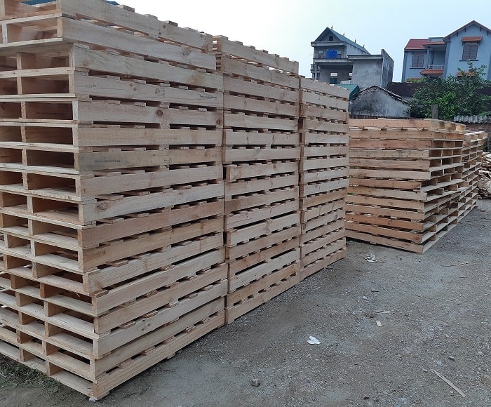 Pallet gỗ được Đông Phú Tiên đóng hoàn chỉnh