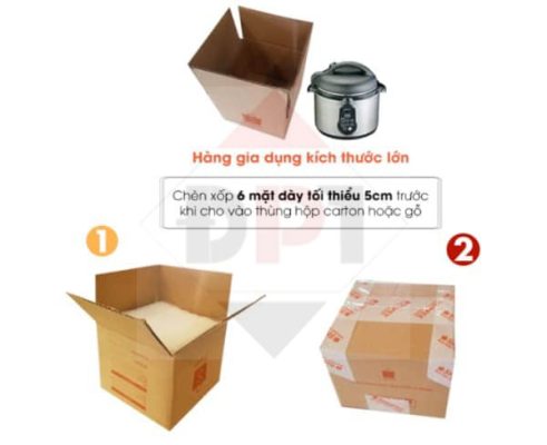 Quy cách đóng gói đồ gia dụng