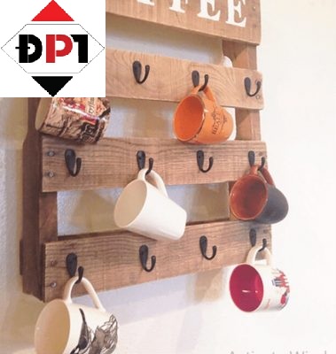 Kệ gỗ pallet trang trí siêu độc đáo