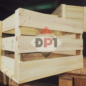 Thùng gỗ pallet mini nhỏ gọn