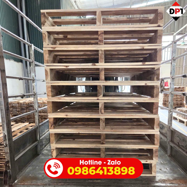 pallet gỗ làm kệ kho